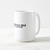 MUG JEREMIAH 33:3 - MA FORCE. (Devant droit)
