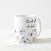 Mug Jérémie 17:7 Confiance dans le Seigneur Écriture F (Devant droit)