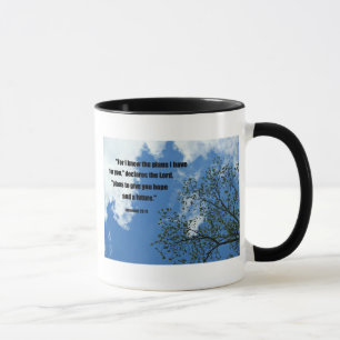 Mug Jérémie 29:11 Car je connais les plans que j'ai po
