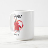 Mug Jérémie choisie 1:5 Saint Valentin Galentines Jour (Devant gauche)