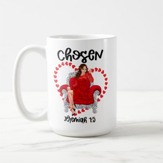 Mug Jérémie choisie 1:5 Saint Valentin Galentines Jour (Gauche)