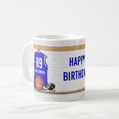 Mug Jersey Blue and White Basketball (Devant gauche)