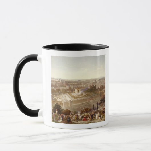 Mug Jérusalem dans sa splendeur, gravée par Charles (Gauche)