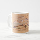 Mug Jérusalem David Vielle ville aquarelle peinture AR (Devant gauche)