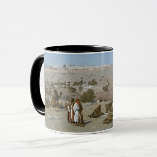 Mug Jérusalem du mont des Oliviers | 1880 (Devant gauche)
