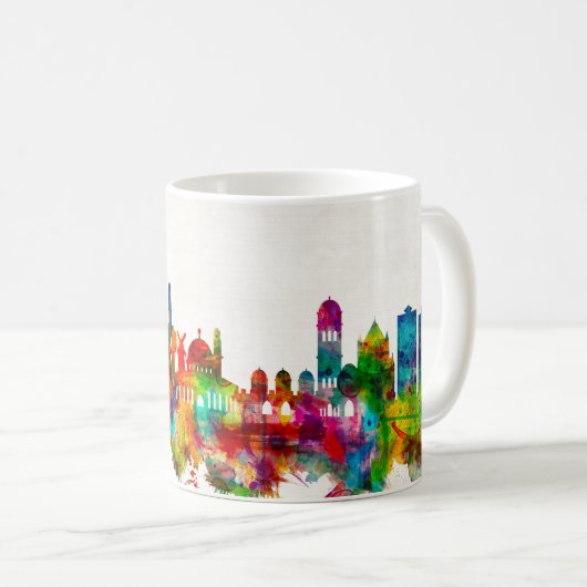 Mug Jérusalem Israel Skyline (Devant droit)