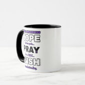 Mug J'espère que je prie pour...Chiari (Devant gauche)