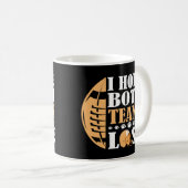 Mug J'espère que les deux équipes perdront (Devant droit)