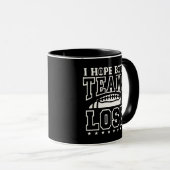 Mug J'espère que les deux équipes perdront Funny Sarca (Devant droit)