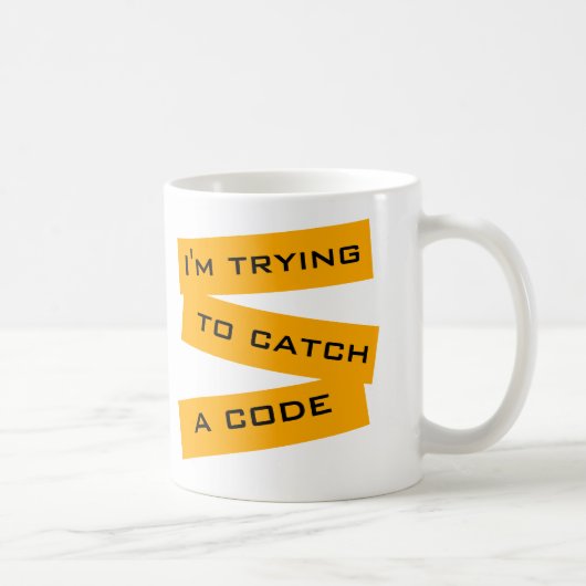 Mug J'essaie de trouver un code (Droite)