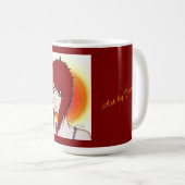 Mug Jessica, dessinatrice, autoportrait (Devant droit)