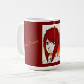 Mug Jessica, dessinatrice, autoportrait (Devant gauche)