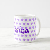 Mug Jessica en violet (Devant droit)