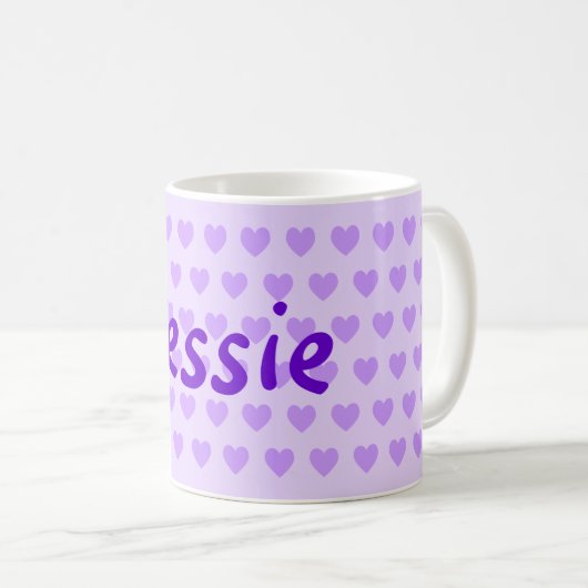 Mug Jessie en violet (Devant droit)