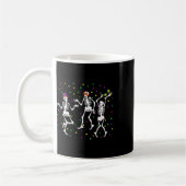 Mug Jester Skeleton Dancing Mardi Gras Bones Carnival (Gauche)