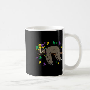 Mug Jester Sloth Lazy Day Animal migny Funny Mardi Gra