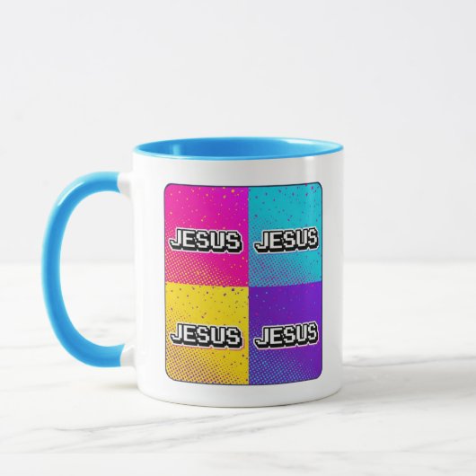 Mug JESUS - 4 Carrés  (Gauche)