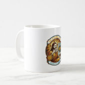 Mug Jésus 9999 Emails Non Lus Boîte de Réception Zéro (Devant gauche)