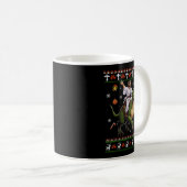 Mug Jésus à cheval sur un dinosaure Mème drôle Sweat d (Devant droit)