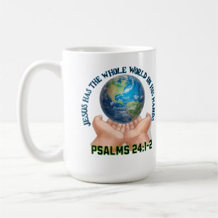 Mug Jésus a le monde entier entre Ses mains-Chrétien