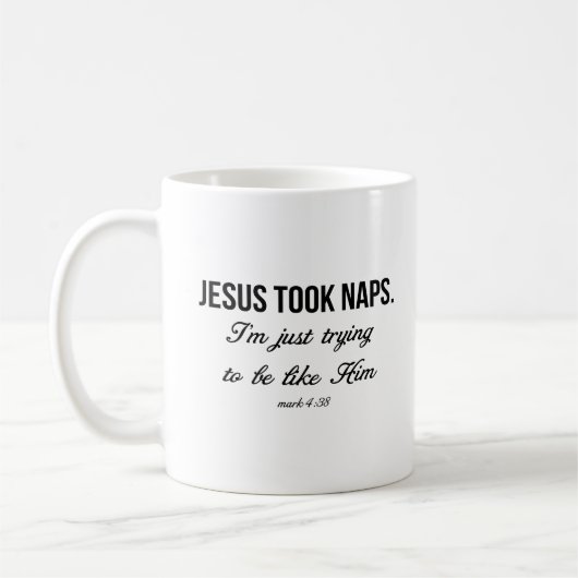 Mug Jésus A Pris Des Sièges (Gauche)