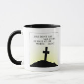 Mug Jésus a sauvé ma vie (Gauche)