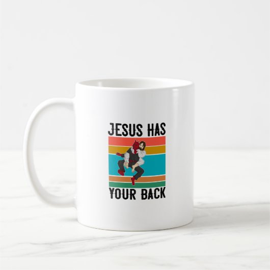 Mug Jésus A Ton Dos Brésilien Jiu Jitsu Don Chris (Gauche)