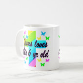 MUG JÉSUS AIME CET ANNIVERSAIRE DE 6 ANS (Devant gauche)