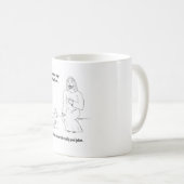 Mug Jésus aime des chiens (Devant droit)