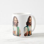 Mug Jésus aime le café long (Devant droit)