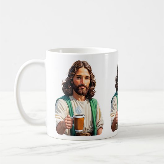 Mug Jésus aime le café long (Gauche)