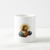 Mug Jésus Ajoutant Accidentellement Trop de Poids Éche (Centre)