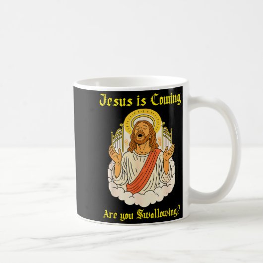 Mug Jésus arrive êtes-vous chrétien Jésus disant désac (Droite)