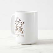 Mug JESUS BEST GIFT EVER Nativity Scripture Christmas (Devant gauche)