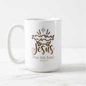 Mug JESUS BEST GIFT EVER Nativity Scripture Christmas (Gauche)
