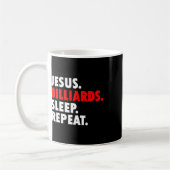 Mug Jesus Billiards Sleep Répéter - Novelty Hob (Gauche)