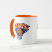 Mug JESUS - Bleu et Orange (Devant gauche)