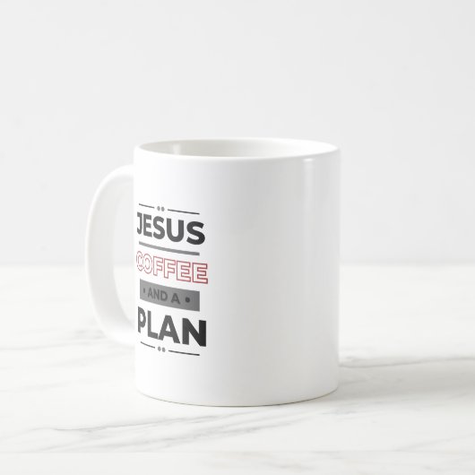 Mug Jésus, Café Et Plan (Devant gauche)