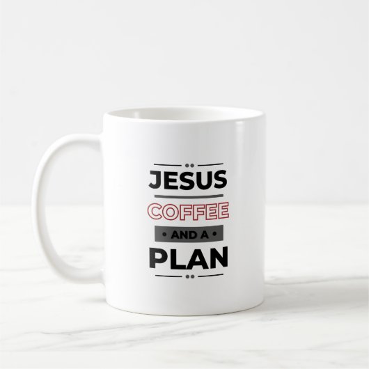 Mug Jésus, Café Et Plan (Gauche)