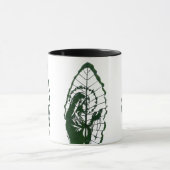 Mug Jesus Carved On A Leaf (Centre)