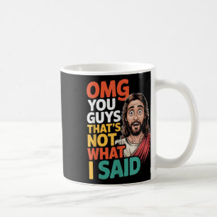 Mug Jésus Ce N'est Pas Ce Que Dieu Religieux Chrétien