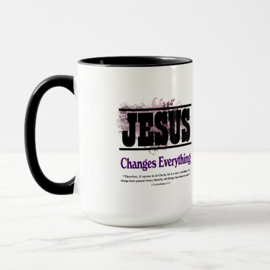 Mug Jésus change tout (Gauche)