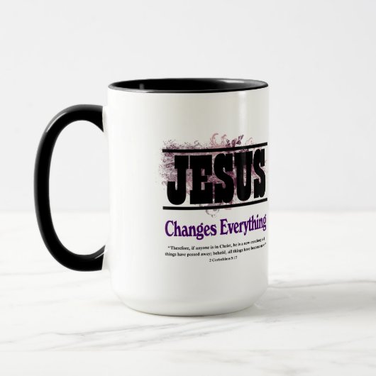 Mug Jésus change tout (Gauche)