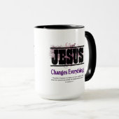 Mug Jésus change tout (Devant droit)