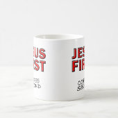 Mug Jésus chrétien d'abord, café ensuite (Centre)