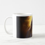 Mug Jésus Christ avec les étoiles et la lumière versio (Gauche)