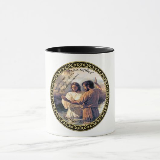 Mug Jésus Christ Baptême image un (Centre)
