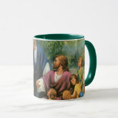 Mug Jésus-Christ Bénédiction des enfants, Religion Vin (Devant droit)