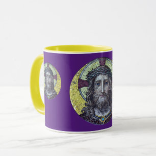 Mug Jésus Christ, Bienheureuse Mosaïque, Ciel café 