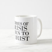 Mug Jésus Christ et la prière sont pour la peine (Devant droit)